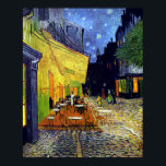 Affiche Vincent Willem van Gogh - Café Terrasse en soirée<br><div class="desc">Vincent Willem van Gogh - Café Terrasse en soirée</div>