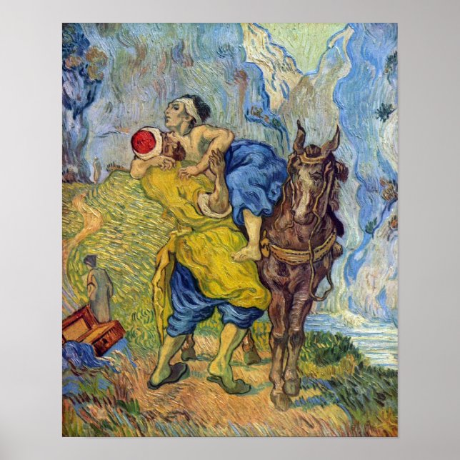 Affiche Vincent Willem van Gogh - Le bon samaritain (Devant)