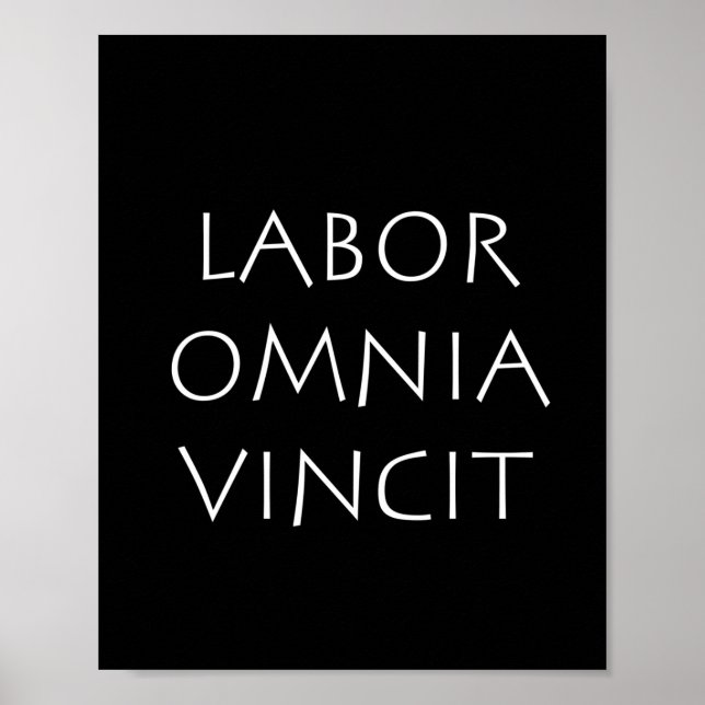Affiche Vincit de la société du travail (Devant)