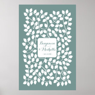 Affiche Vins - 150 Signature Livre d'invité Alternative