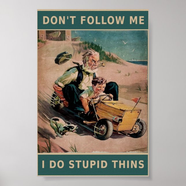 Affiche Vintage (Devant)