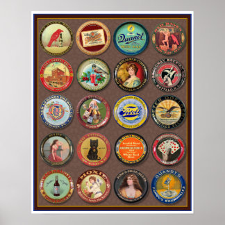 Affiche VINTAGE 1900s TIP TRAY COLLECTION
