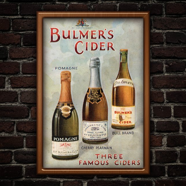 Affiche Vintage 1907 Cider Publicité Art (Créateur téléchargé)