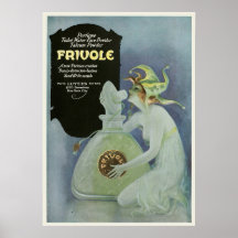 Vintage 1920's Imprimer Publicité Femme Frivole Pa