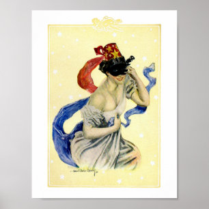 Affiche Vintage 4 juillet Patriotique