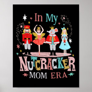 Affiche Vintage À l'ère de ma mère casse-noisette Noël Fem