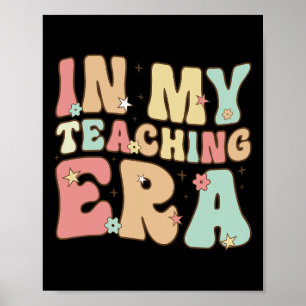 Affiche Vintage À Mon Ère D'Enseignement Cool Professeur A