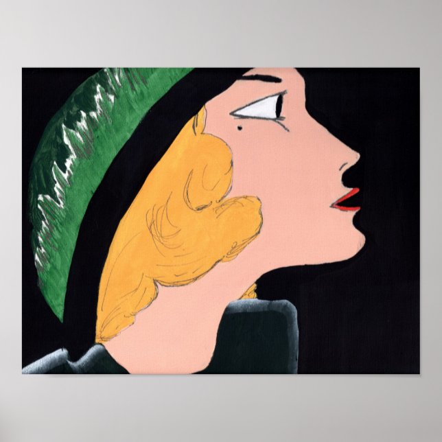 Affiche Vintage A Reçu L'Affiche Look (Devant)