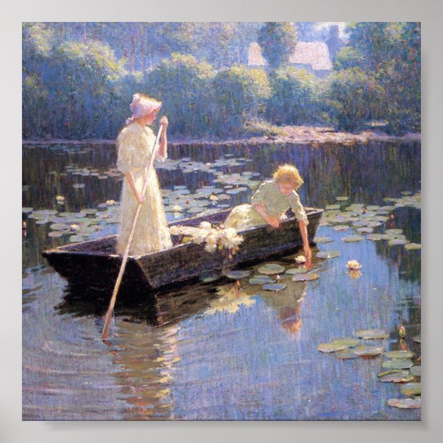 Affiche Vintage Abbott Fuller Graves Pond Lys (Devant)