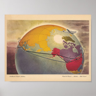 Affiche Vintage Airline