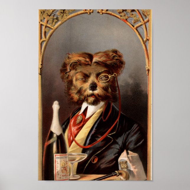 Affiche Vintage Alcohol Advertisement (Devant)