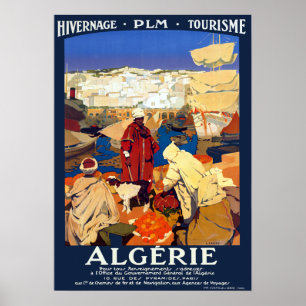 Affiche Vintage Algérie Travel