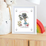 Affiche Vintage Alice au pays des merveilles | Alice & Che<br><div class="desc">Belle conception vintage Alice au Wonderland poster de personnage. Parfait pour les amoureux d'Alice au pays des merveilles. Comprend un mélange de nos propres fleurs et de nos oeuvres d'art d'origine dessinées à la main. Nous avons méticuleusement restauré l'emblématique Alice in Wonderland vintage Alice & Cheshire, illustration de chat en...</div>