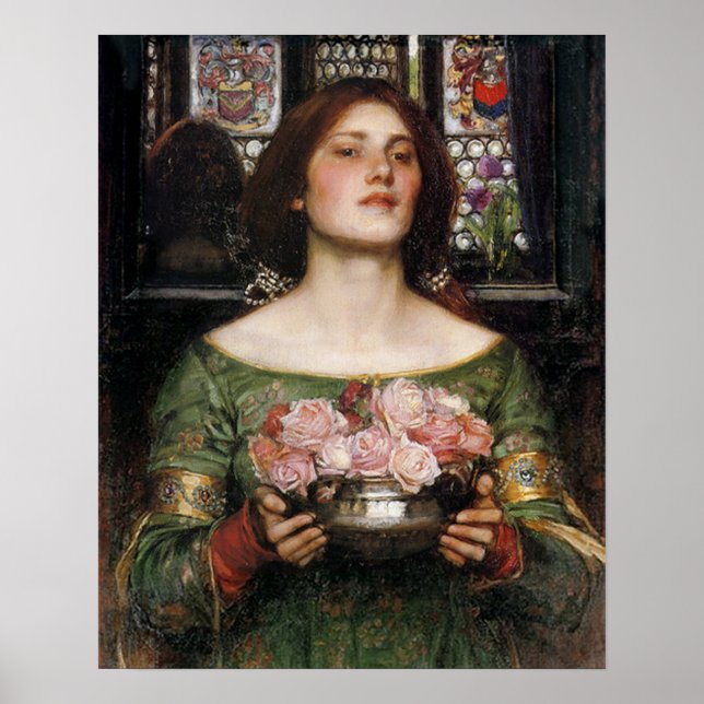 Affiche Vintage Art John William Waterhouse (Devant)