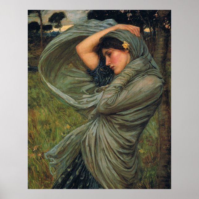 Affiche Vintage Art John William Waterhouse (Devant)