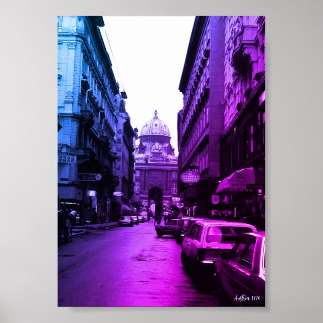 Affiche Vintage Austria Vienna Imperial Palace (Devant)