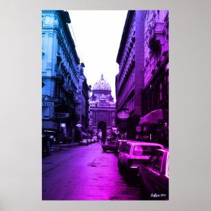 Affiche Vintage Autriche Palais impérial de Vienne