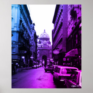 Affiche Vintage Autriche Palais Impérial de Vienne