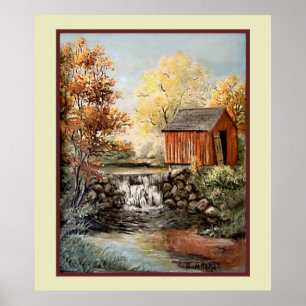 Affiche Vintage, B. Mitchell Shed by Falls