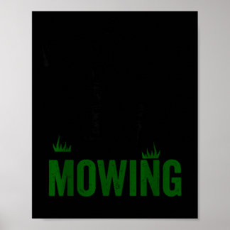 Affiche Vintage be mowing riding lawn mower dad papa men