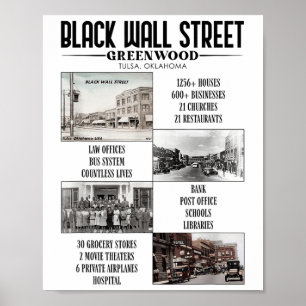 Affiche Vintage Black Business Black History Mois Noir W