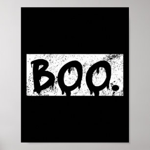 Affiche Vintage Boo Funny Retro Costume Halloween Hommes F