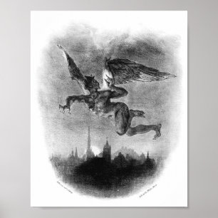 Affiche Vintage Book Illustration