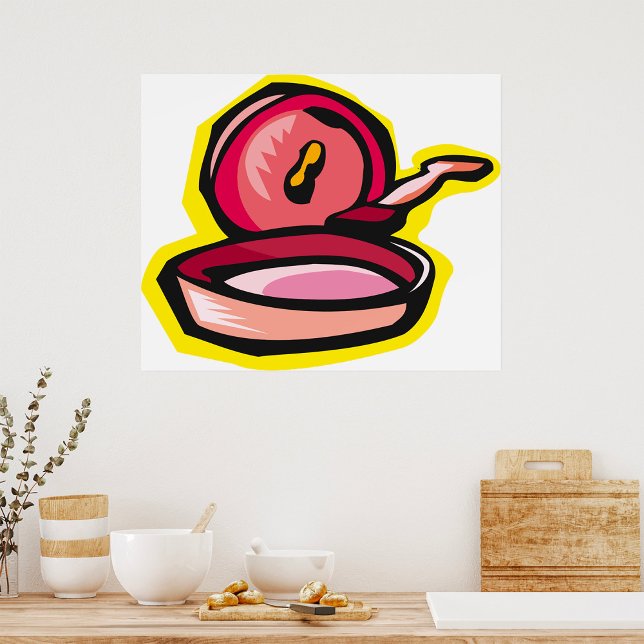 Affiche Vintage Cast Iron Griddle Retro Cuisine Art (Créateur téléchargé)