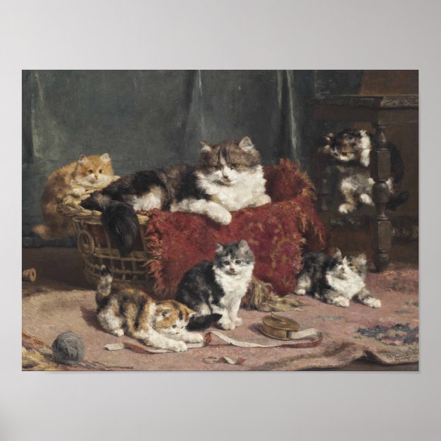 Affiche Vintage Charles Van den Eycken (Devant)