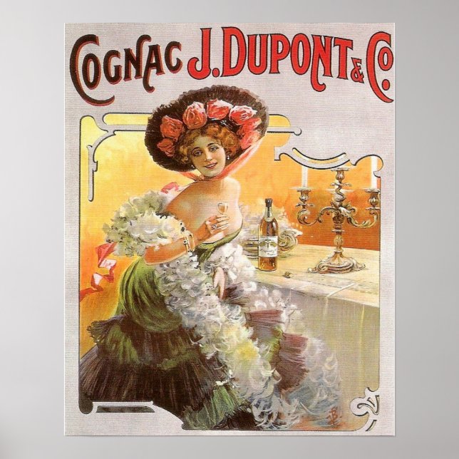 Affiche Vintage Cognac Advertisement (Devant)