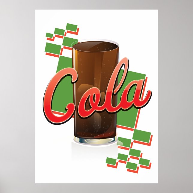 Affiche Vintage Cola (Devant)