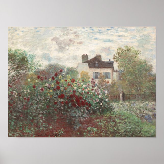 Affiche Vintage Cottage Garden Imprimer (Devant)