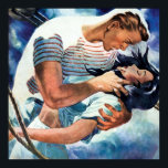 Affiche Vintage Couple Comic Retro Pop Art Love<br><div class="desc">Vintage Couple Comic Retro Pop Art Love Poster Anime Cartoon Comic Fiction Manga</div>