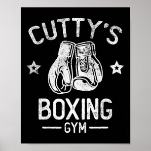 Affiche Vintage Cutty's Boxing Gym Est 1975 Boxing Day Tee