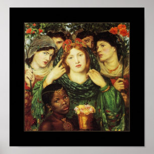 Affiche Vintage Dante Gabriel Rossetti The Beloved