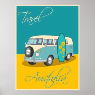 Affiche vintage d'Australie