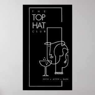 Affiche Vintage de bal ADSW