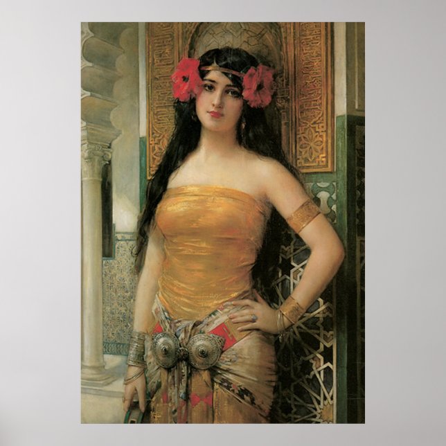 Affiche vintage de Belle (Devant)