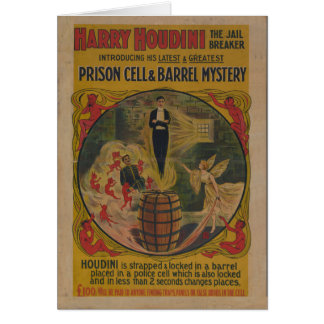 Affiche vintage de Harry Houdini
