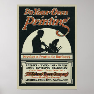 Affiche Vintage de Kelsey "Faites votre propre imp