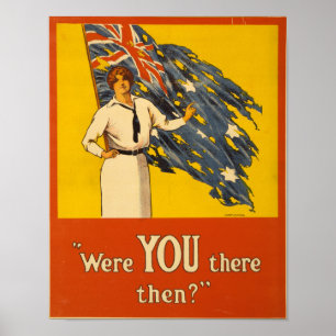 affiche vintage de l'enrôlement en Australie