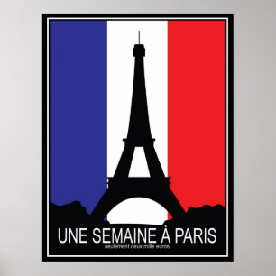 Affiche vintage de Paris