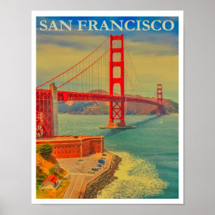 Affiche Vintage de San Francisco