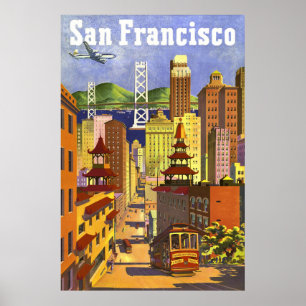 Affiche Vintage de San Francisco
