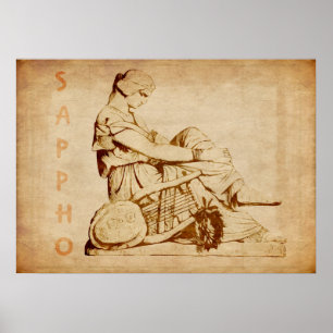 Affiche vintage de Sappho