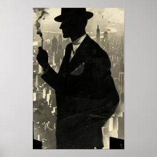 Affiche vintage de voiture de Rich Man's 1922