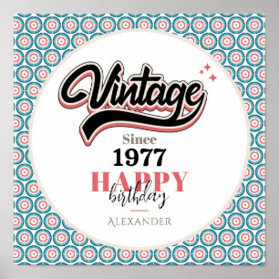 Affiche Vintage depuis - 1977