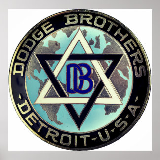Affiche Vintage Dodge Brothers