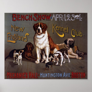 Affiche Vintage dog show