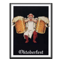 Affiche vintage d'Oktoberfest